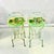 1970s Vintage Boho Chic Italian Ice Cream Cafe Indoor Outdoor Bar Stools Convertible Drinks Tables - A Pair For Sale - Image 14 of 18