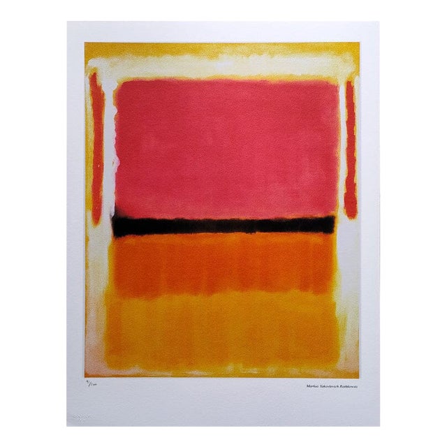 Mark Rothko, Composition, 1980s, Lithograph For Sale