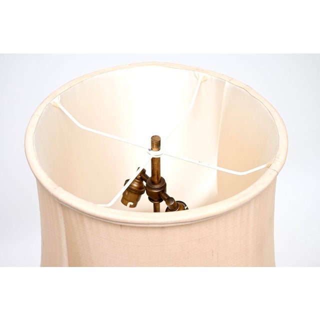 1960s Large Vintage Brass Table Lamp, 1960s For Sale - Image 5 of 10