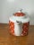 Red Vintage Floral Teapot Red White Porcelain | Mid Century Style Tea Pot For Sale - Image 8 of 14