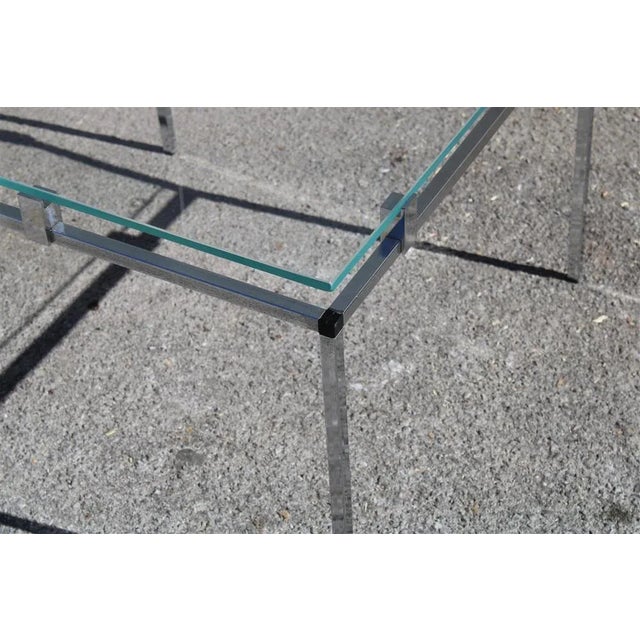 Italian Minimal Table Glass Top, 1970s For Sale - Image 6 of 7