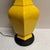 Frederick Cooper 1970s Asian Modern Yellow Crackle Table Lamp For Sale - Image 4 of 5