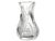 Mid-Century Modern Baccarat Crystal 10.5" Serpentine Vase For Sale - Image 3 of 4