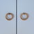 2020s Matthew Izzo Home Kealy Light Blue Matte Lacquer Two Door, Single Porcelain Sink Bath Vanity With Carrara Marble Top and Brass Hardware For Sale - Image 5 of 7
