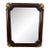 Vintage Wood & Brass Picture Frame For Sale