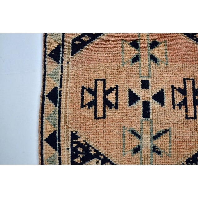 Handmade wool carpet in Turkish Anatolia , Vintage Oushak Rug,Turkish Vintage Anatolian Rug, Handmade wool Rug . One Of...