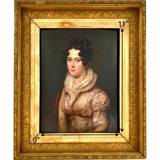 This beautiful painting of an elegant lady is a true work of art. The painting is done on board using oil paint, making it...