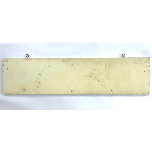 Vintage Hand Painted Syrup Farm Stand Sign For Sale - Image 4 of 4