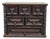 Vintage Oak Geometric Brutalist Jewelry Trinket Keepsake Chest Box 12" For Sale