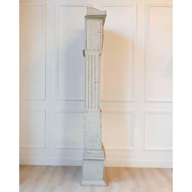 Early 19th-Century Swedish Gustavian Longcase Clock, Circa 1800 For Sale - Image 4 of 12