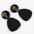 1980s Jeweled Lucite Dangle Clip Earrings with Cheetah Print For Sale - Image 5 of 8