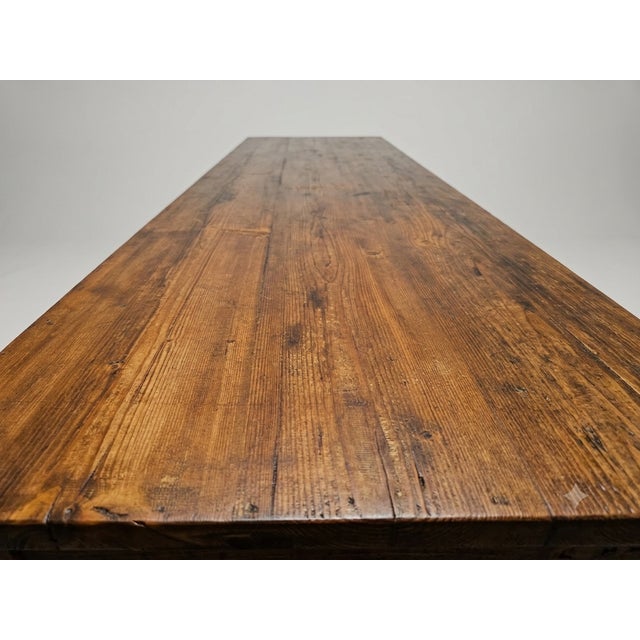 Large Italian Refectory Table, 1900s For Sale - Image 5 of 6
