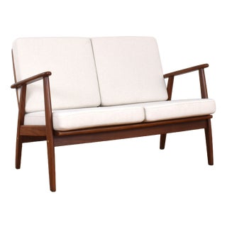 Mid-Century Danish Teak 2-Seater Sofa, 1960s For Sale
