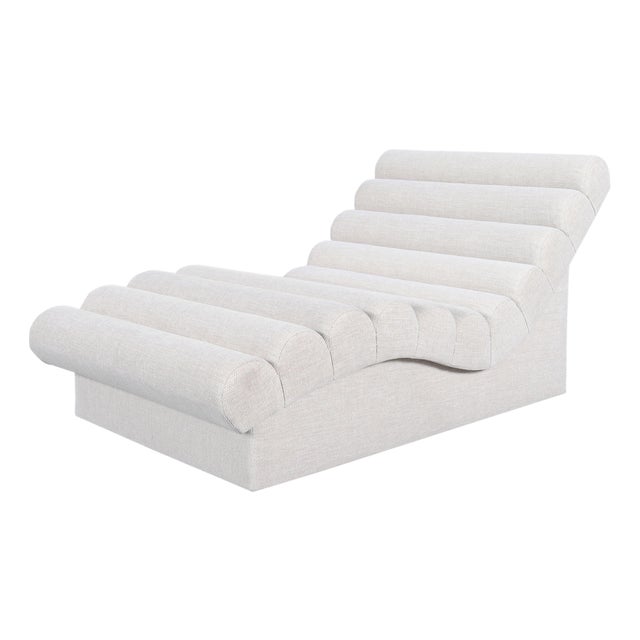 Mid-Century Modern “Wave” Chaise Lounge Styled After Adrian Pearsal For Sale