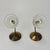 Clear Murano Glass Wall Lamps from Barovier & Toso, 1930s, Set of 2, in Very Good conditions. Designed 1920 to 1949 This...