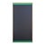 Black and green geometric abstract mixed media painting by Houston artist Matthew Reeves. Signed by the artist on the...