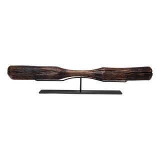 Chinese Wooden Rice Pestle, C. 1900 For Sale