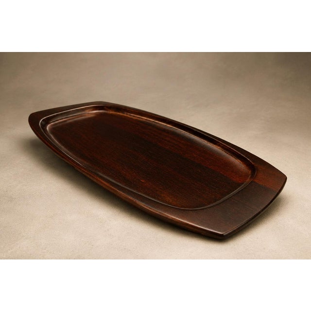 Brazilian Modern Model 731 Serving Tray in Rosewood by Jean Gillon for WoodArt, 1960s — Lot 915 For Sale - Image 12 of 18