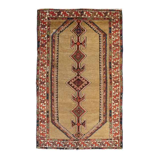 Antique Sarab Rug 3'7'' X 6'8'' For Sale