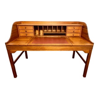 C. 1970s Andreas Hansen Danish Writing Desk in Pine For Sale