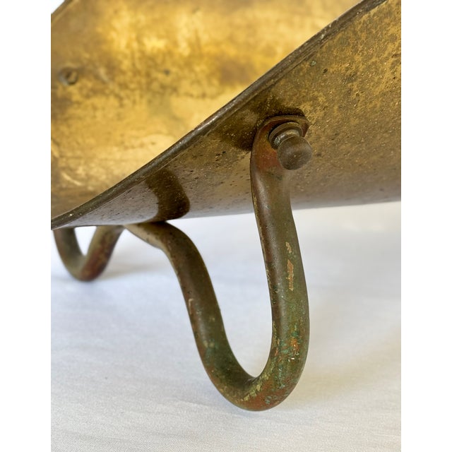 Brass 20th Century French Brass Firewood Holder For Sale - Image 8 of 13