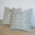 Fortuny Fortuny Fiori Pillows in Storm Blue & Ivory - Pair For Sale - Image 4 of 6