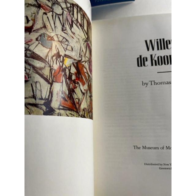 This is a set of two vintage art books, softcover, Willem de Kooning by Thomas Hess, 1968, and Willem de Kooning by Harry...