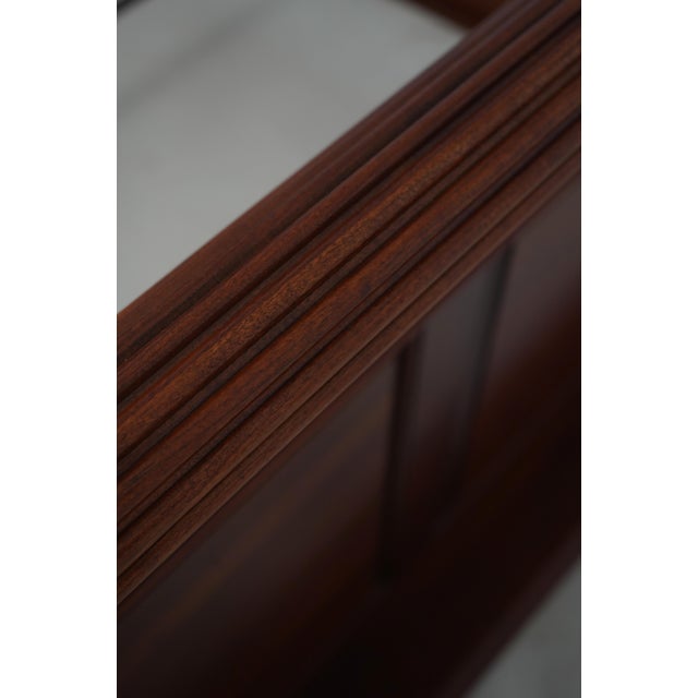 Pennsylvania House Queen-Size Cherry Sleigh Bed For Sale - Image 9 of 15