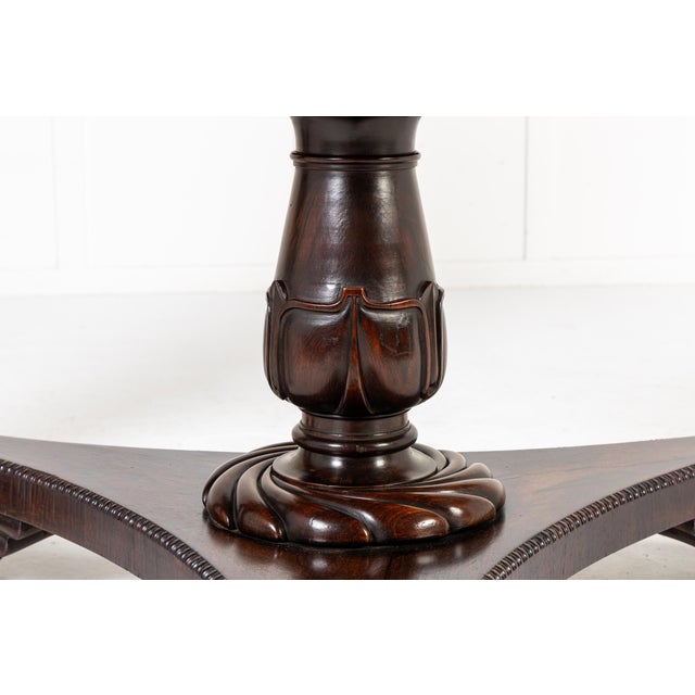 Antique Scottish Regency Rosewood Centre Table, 1800s For Sale - Image 10 of 13