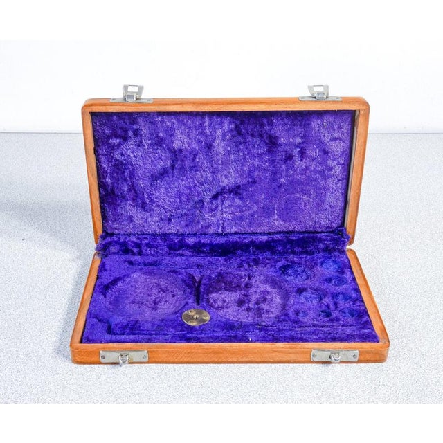 Brown 20th Century Portable Scale with Weights For Sale - Image 8 of 16