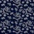 Sample - Schumacher Dragon Embroidery Fabric, Navy For Sale