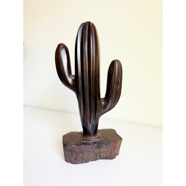 14" Ironwood Saguaro Cactus Figurine For Sale In Sacramento - Image 6 of 8