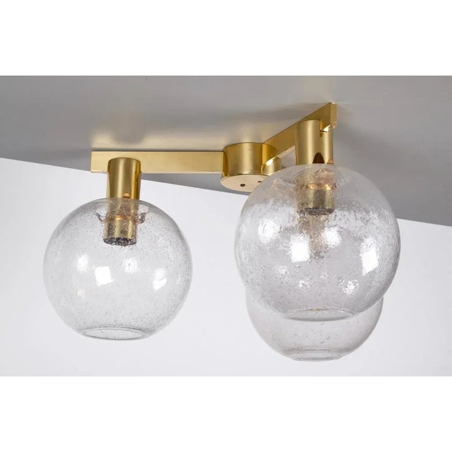 Brass Ceiling Light by Hans-Agne Jakobsson, 1960s For Sale - Image 3 of 10