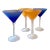 Vintage Frosted Martini Glasses - Set of 4 For Sale