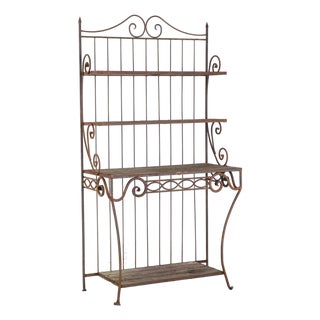 French Circa 1930 Wrought Iron Étagère / Boulangerie Racks For Sale