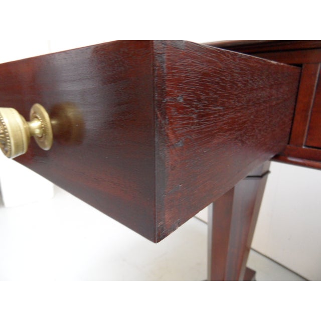 Antique Georgian Mahogany Writing Table For Sale - Image 6 of 14