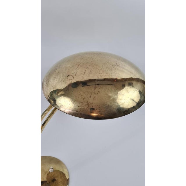 Brass Model 6764 Desk Lamp attributed to Christian Dell for Kaiser Idell, Germany, 1940s For Sale - Image 14 of 16