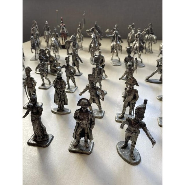 French Lead Soldier Lot from MSHP, 1950s, Set of 76 For Sale - Image 9 of 18