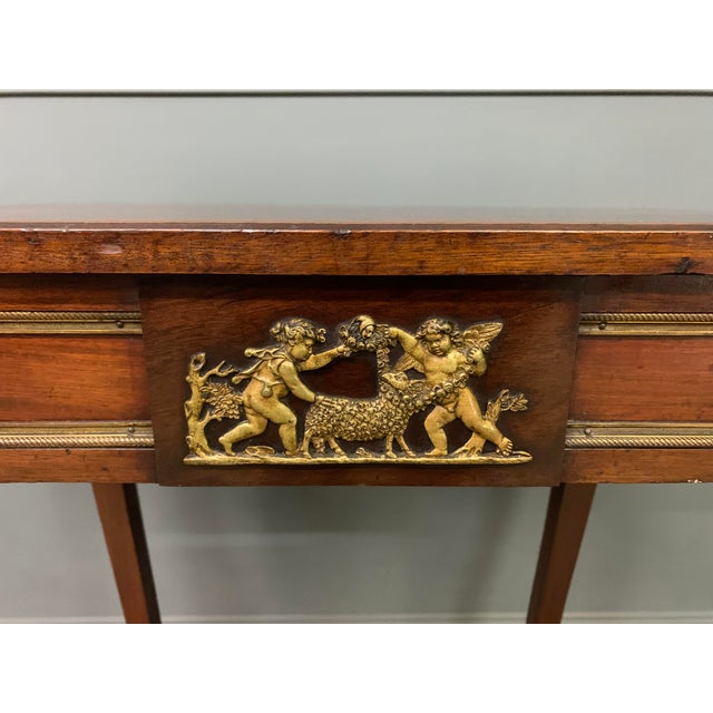Ormolu Mounted Mahogany Stand, 1885 For Sale - Image 3 of 7