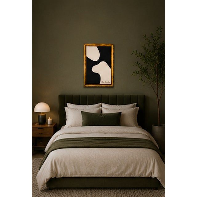 Title: Fluid Geometry Modern Painting, Framed by Bryan Boomershine For Sale In Palm Springs - Image 6 of 10