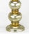 1950s Frederick Cooper Silver and Gold Leaf Stacked Ball Table Lamp For Sale - Image 5 of 7