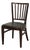 Black Vinyl Seat Chair by Thonet For Sale