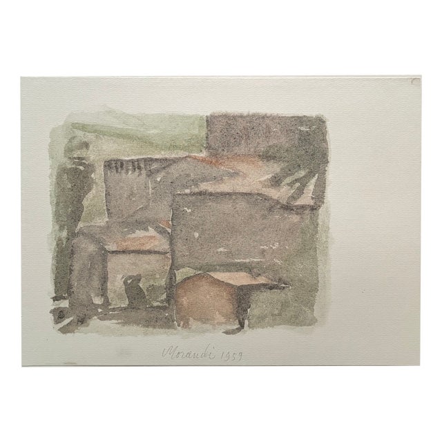 Giorgio Morandi, Landscape, 1959-1973, Lithograph For Sale