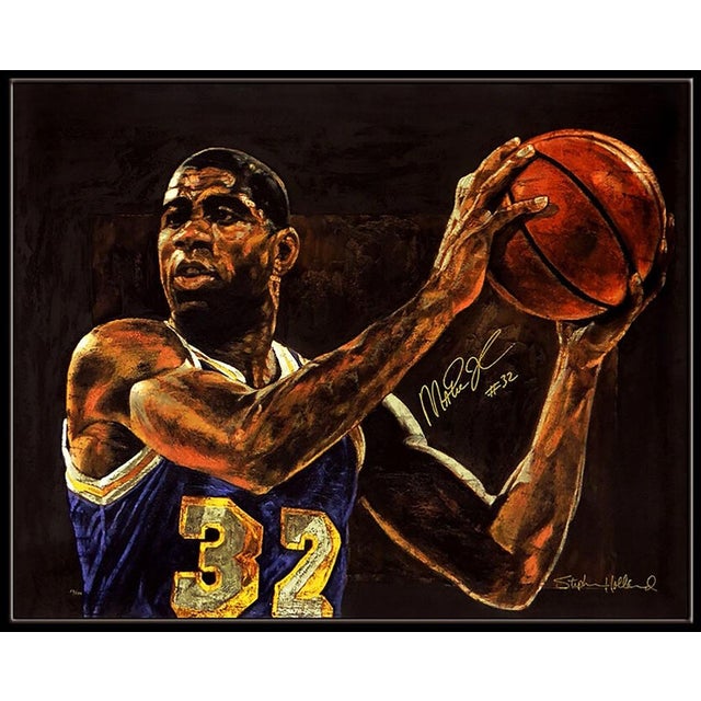 Message us to inquire about custom framing options! (Included for free with every purchase) Stephen Holland 30x40" Hand-...