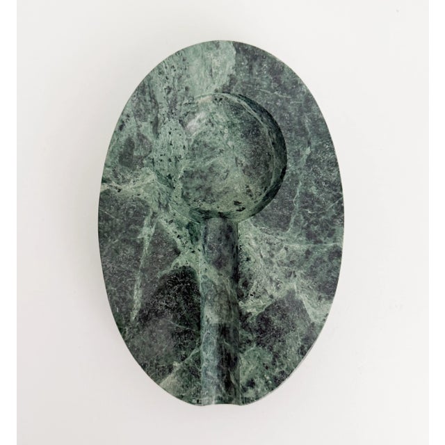 This 1970s cigar rest is a handsome addition to a gentleman's study. Sculptural, substantial in weight, with a neutral...