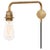 Gold Edison Brass Wall Lamp by Sabina Grubbeson for Konsthantverk For Sale - Image 8 of 8
