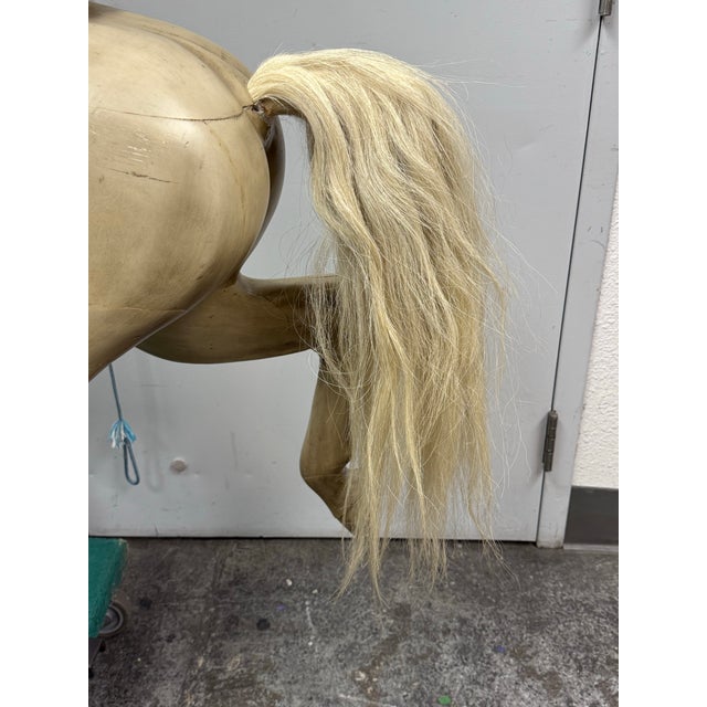 Circa 1905 Herschell-Spillman Inside-Row Jumper Carousel Horse For Sale - Image 11 of 12