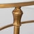 Regency Gold Oval Cocktail Table For Sale - Image 4 of 5
