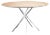 IKI Table with White Lacquered Base & Oak Veneer Top by Marco Zanuso Jr. for Adentro For Sale
