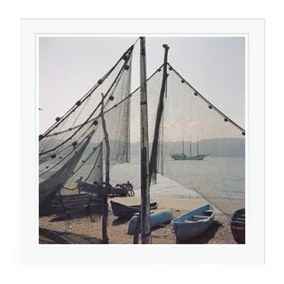 Contemporary Fishing Boats 1952 by Slim Aarons White Framed C Print For Sale